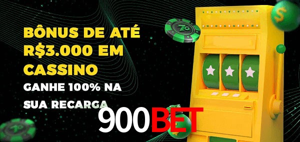 900Bet melhor bônus de depósito